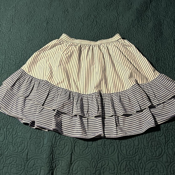 J.Crew Striped Ruffle Skirt - Picture 3 of 10
